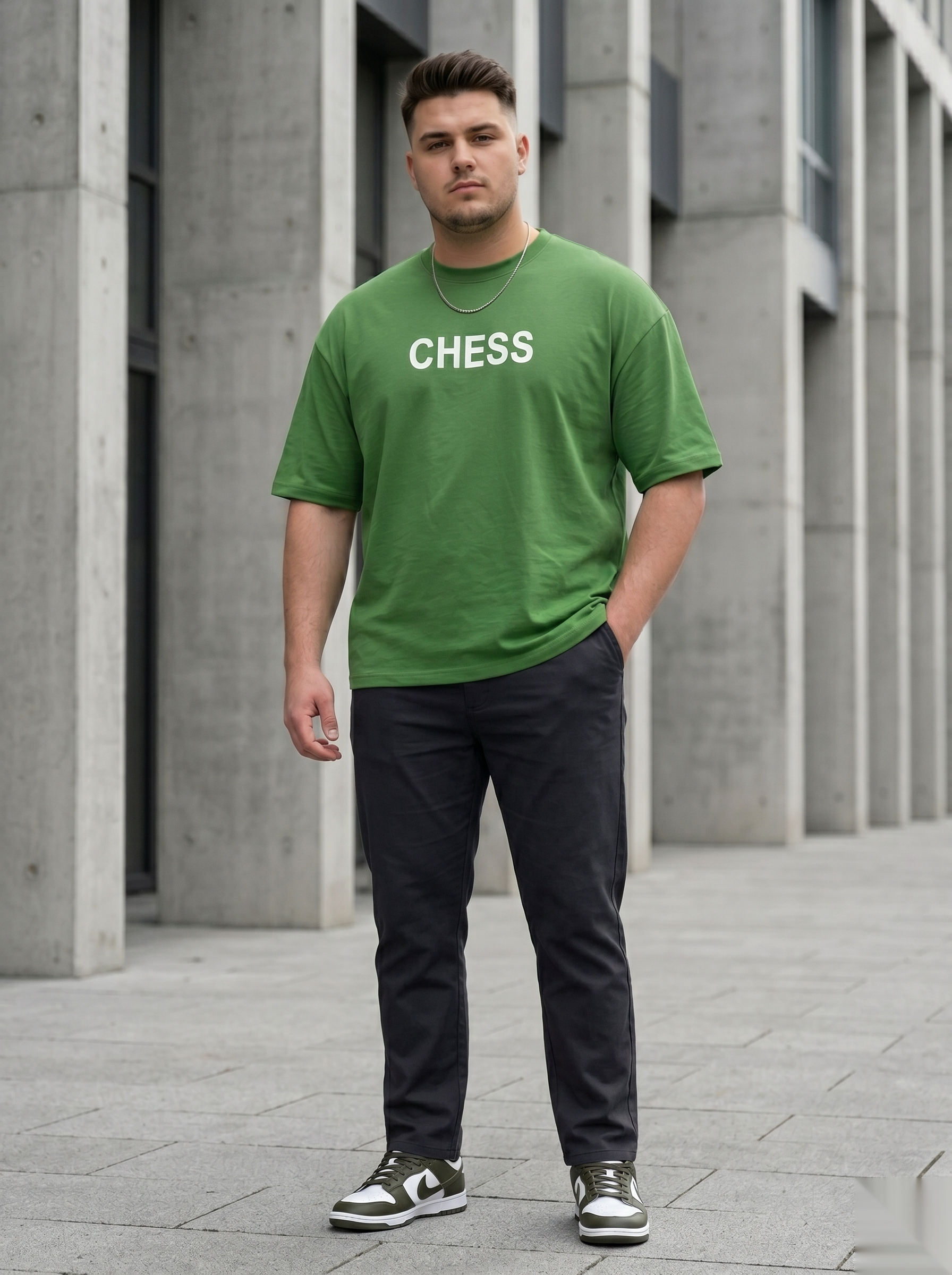 Oversized Backprint Tees - Big size
