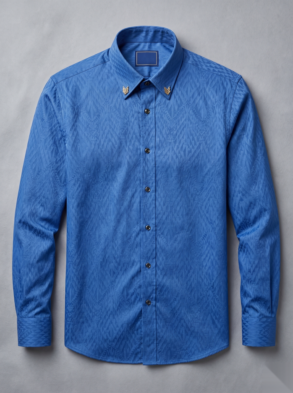 Snipes designer party-wear shirt with stylish pattern, long sleeves, and modern fit, displayed on a hanger.