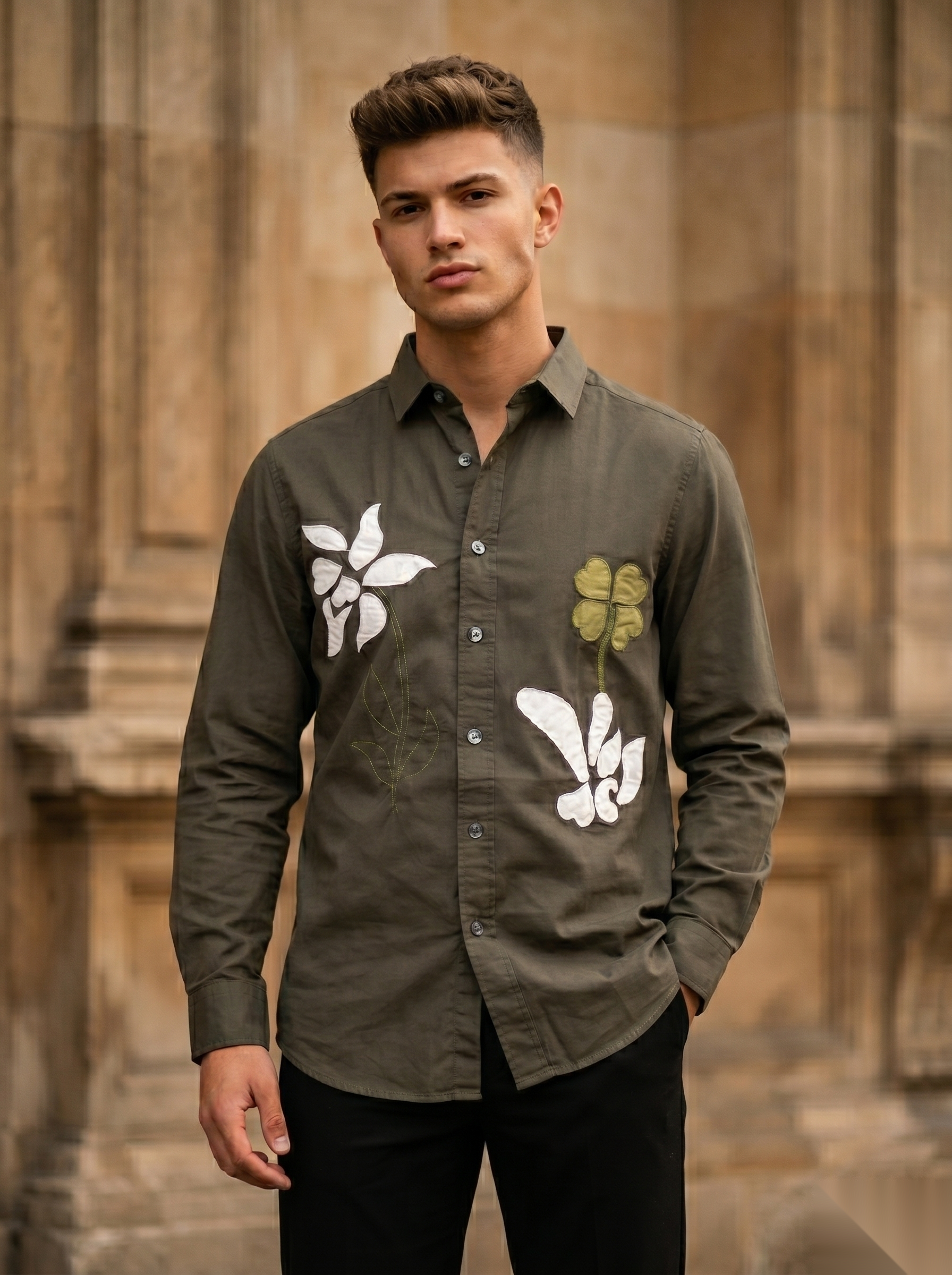 Embroidery Fullsleeve Shirts
