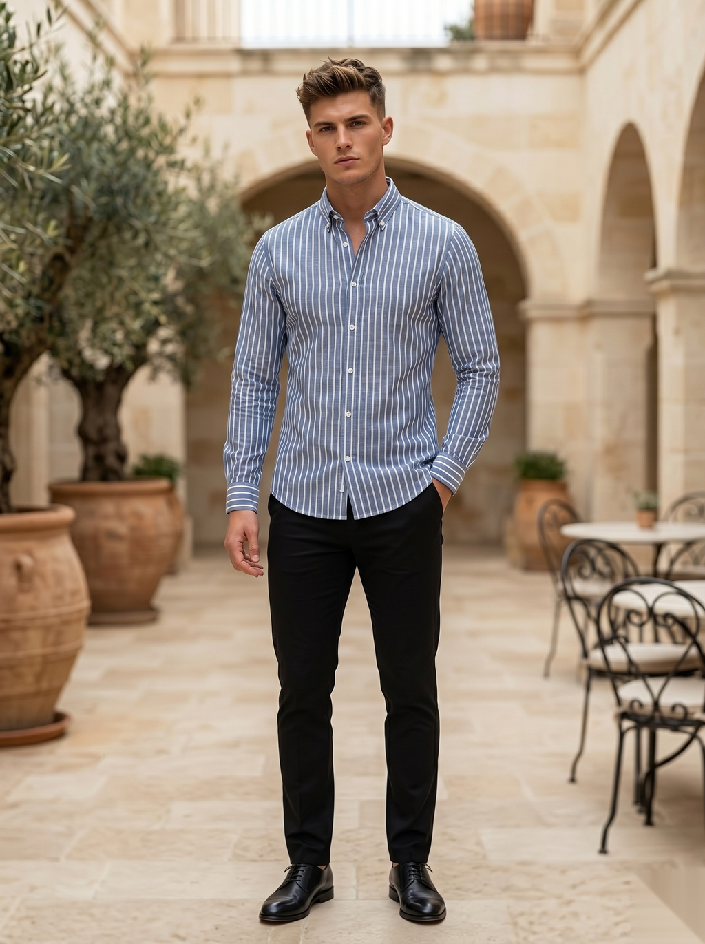 Stripes-Linen Shirts