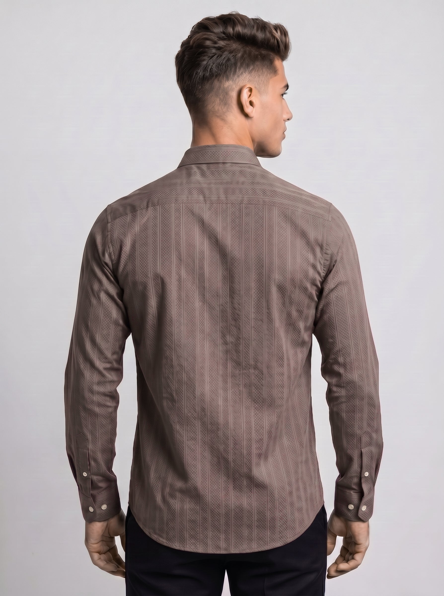 Snipes self-design shirt featuring a unique pattern, casual fit, and comfortable fabric, displayed on a hanger.
