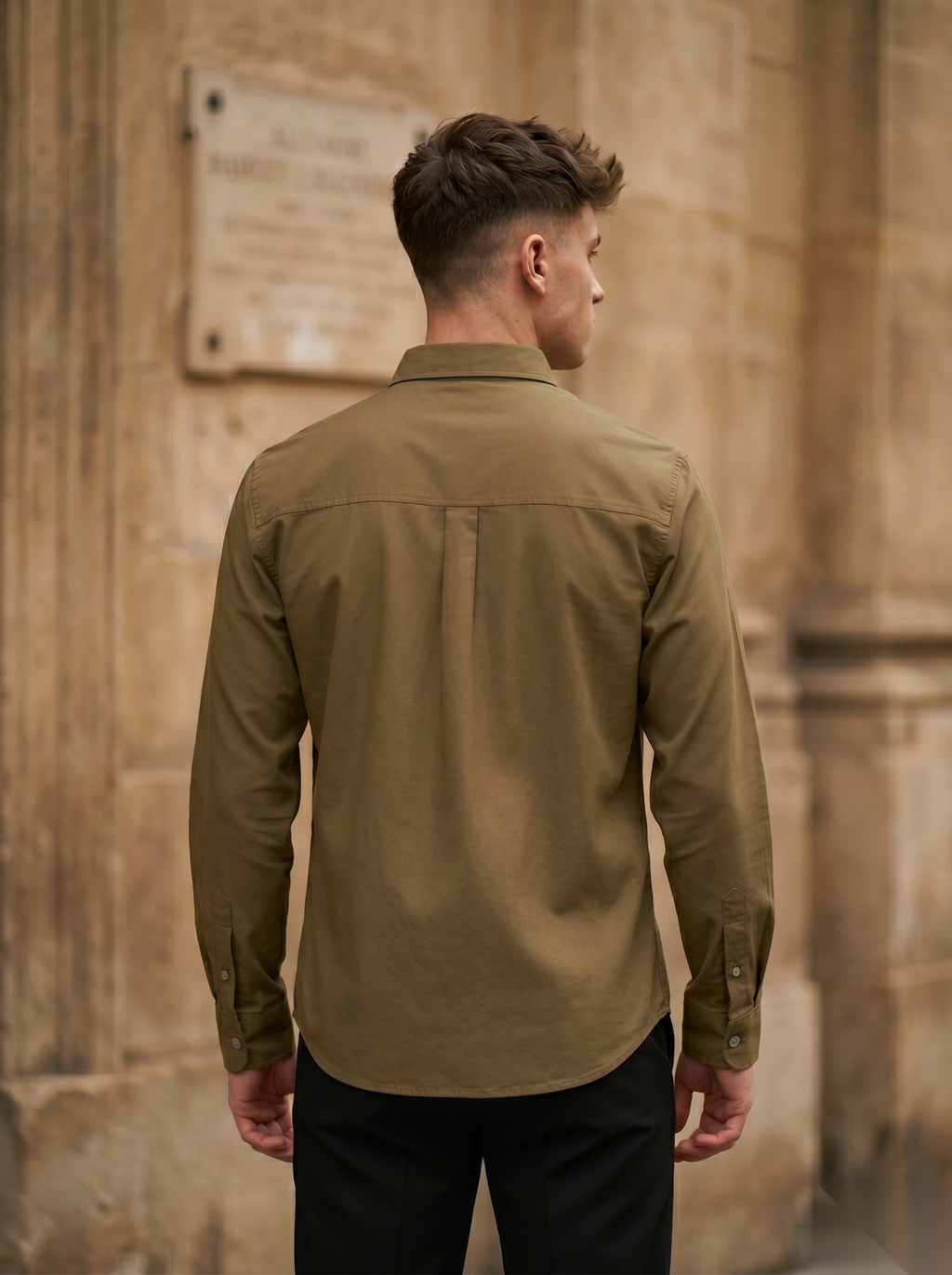 Snipes embroidery full-sleeve shirt with detailed stitched design, long sleeves, and casual fit, shown in the product image.