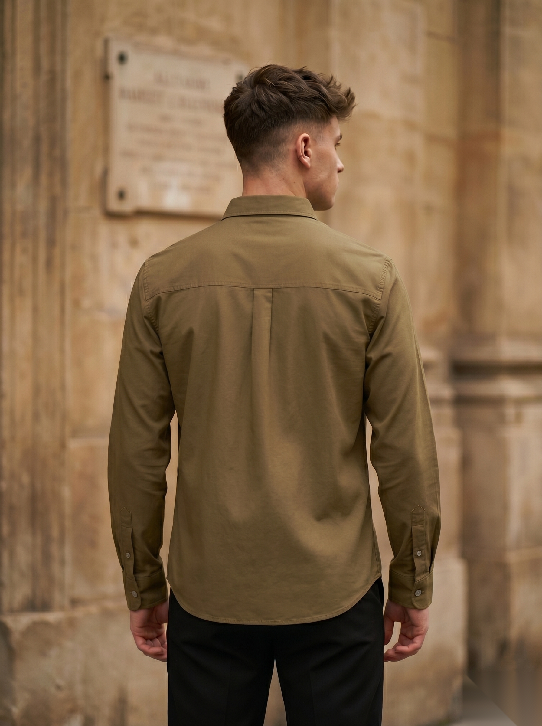 Snipes embroidery full-sleeve shirt with detailed stitched design, long sleeves, and casual fit, shown in the product image.