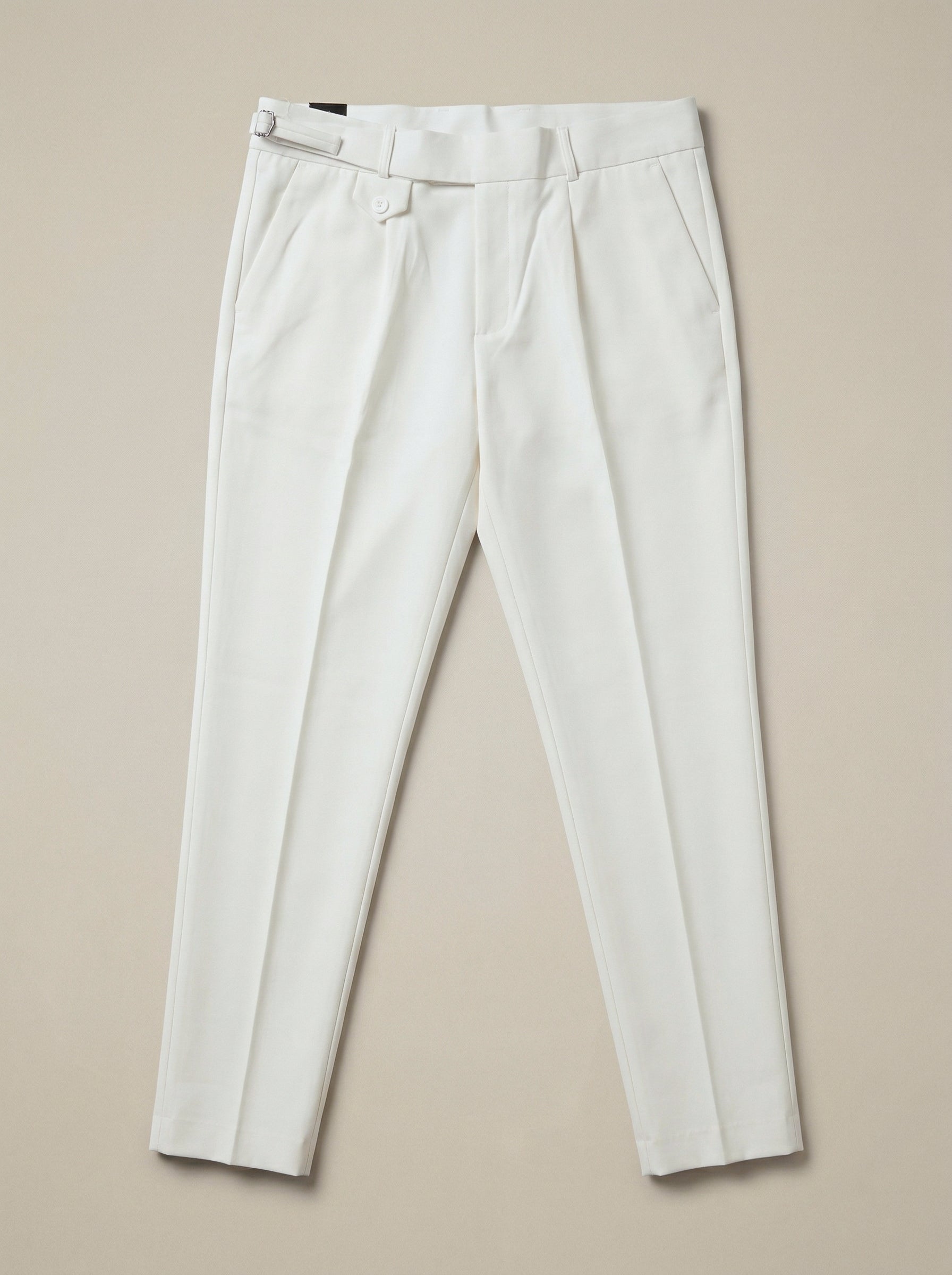 Black Gurkha formal pant by Snipes, tailored fit with belt loops and front pockets, suitable for professional or smart-casual wear.
