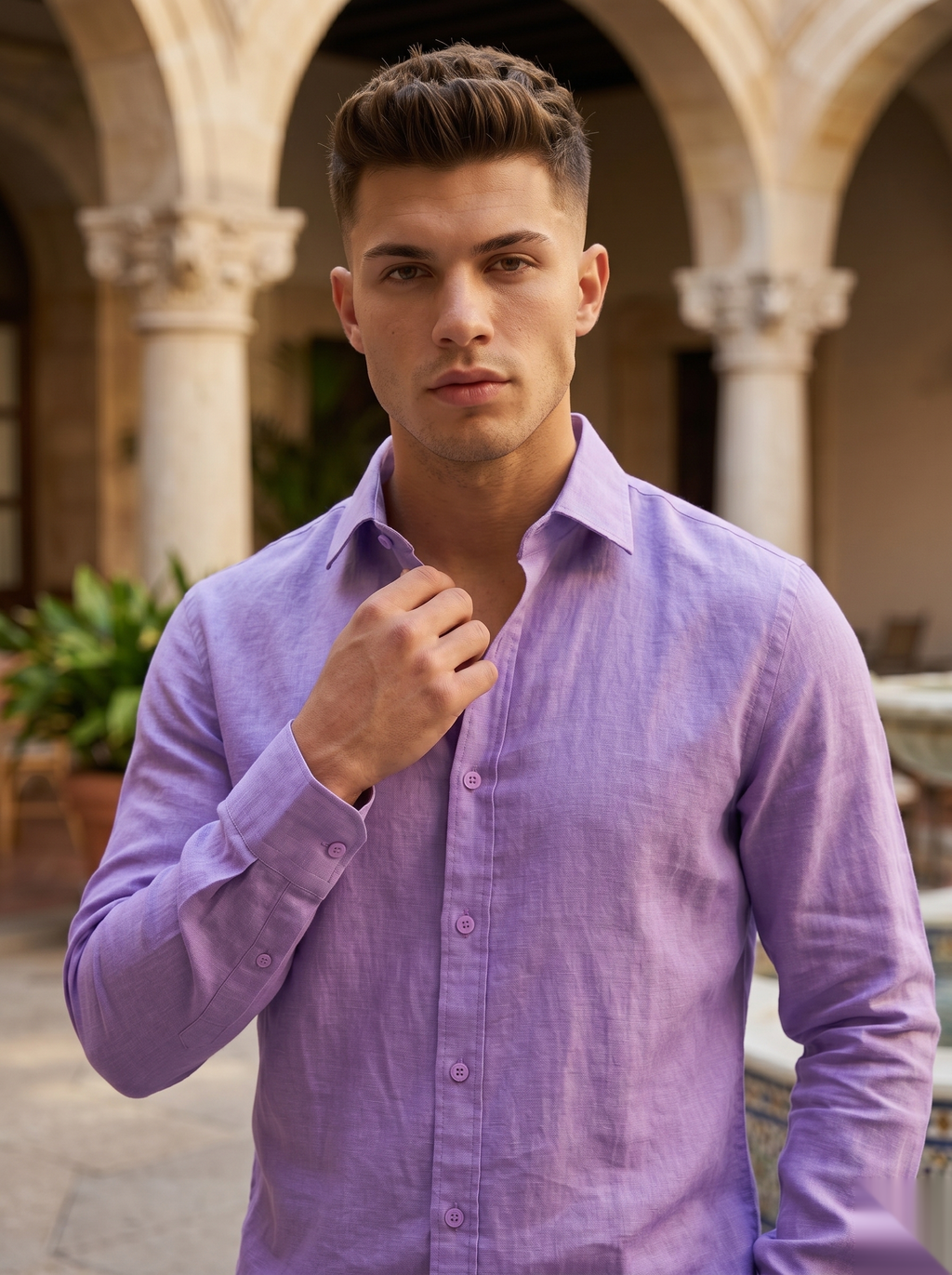 Solid Linen Shirts