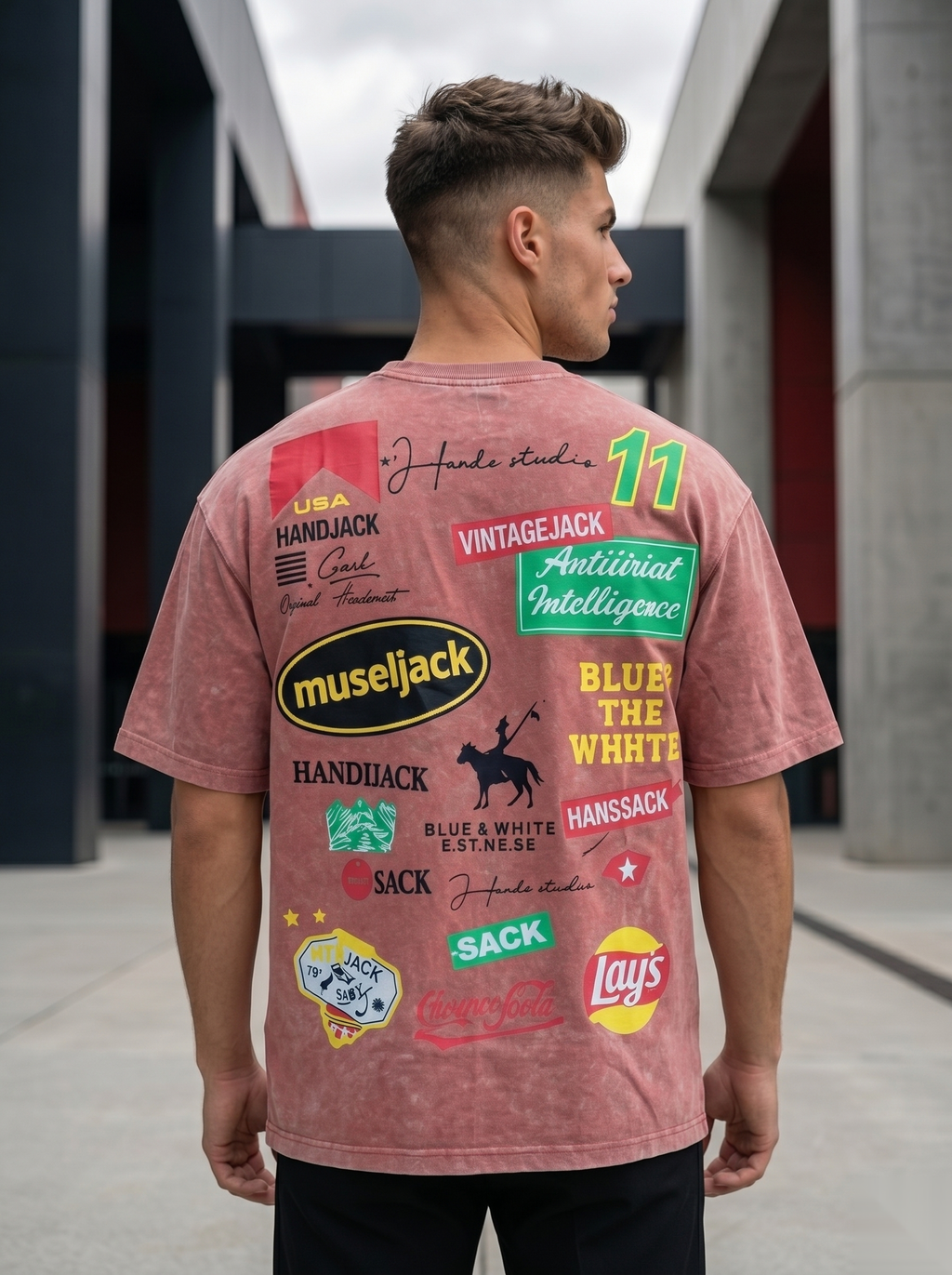 Backprint AcidWash Tees