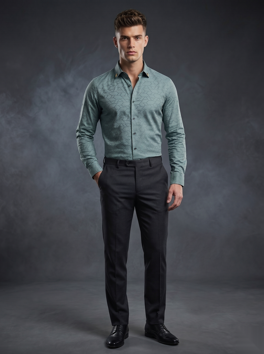 Snipes premium party-wear shirt in vibrant fabric, featuring a stylish collar and button-down front, perfect for festive occasions.