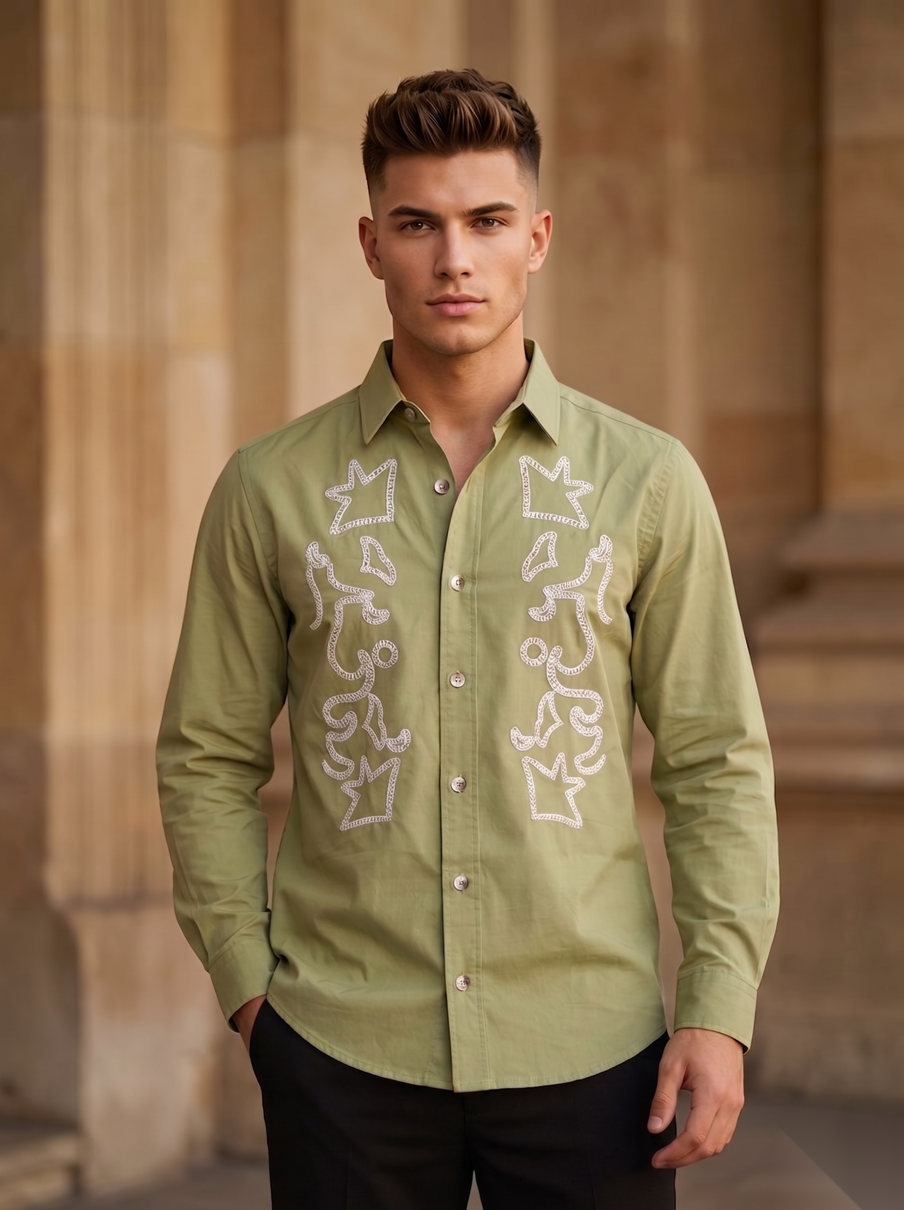 Embroidery Fullsleeve Shirts