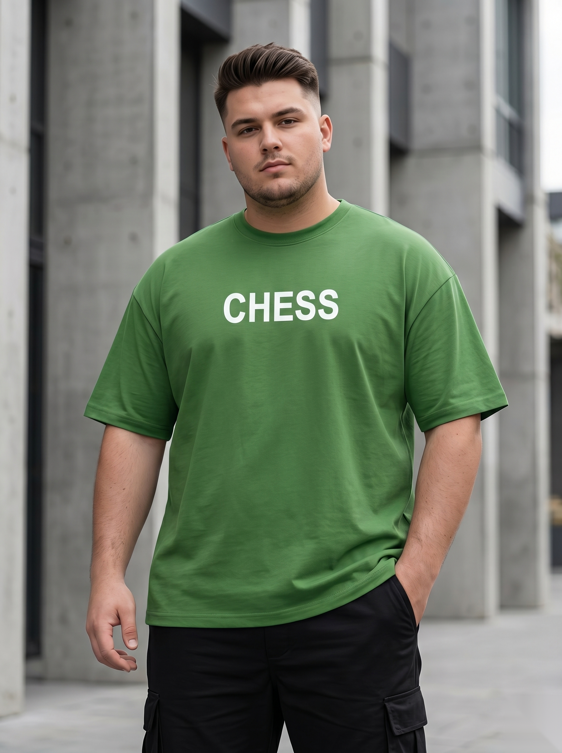 Oversized Backprint Tees - Big size