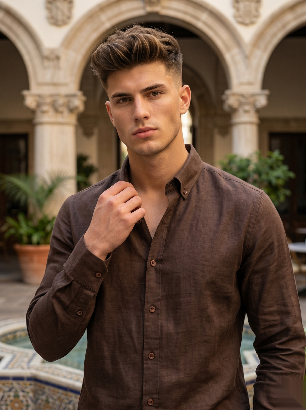 Solid Linen Shirts