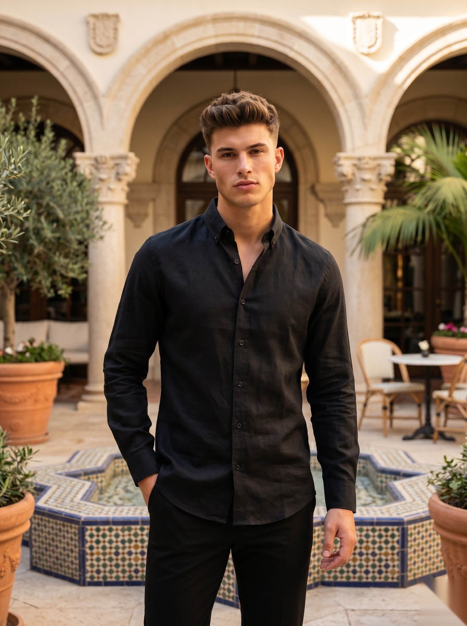 Solid Linen Shirts