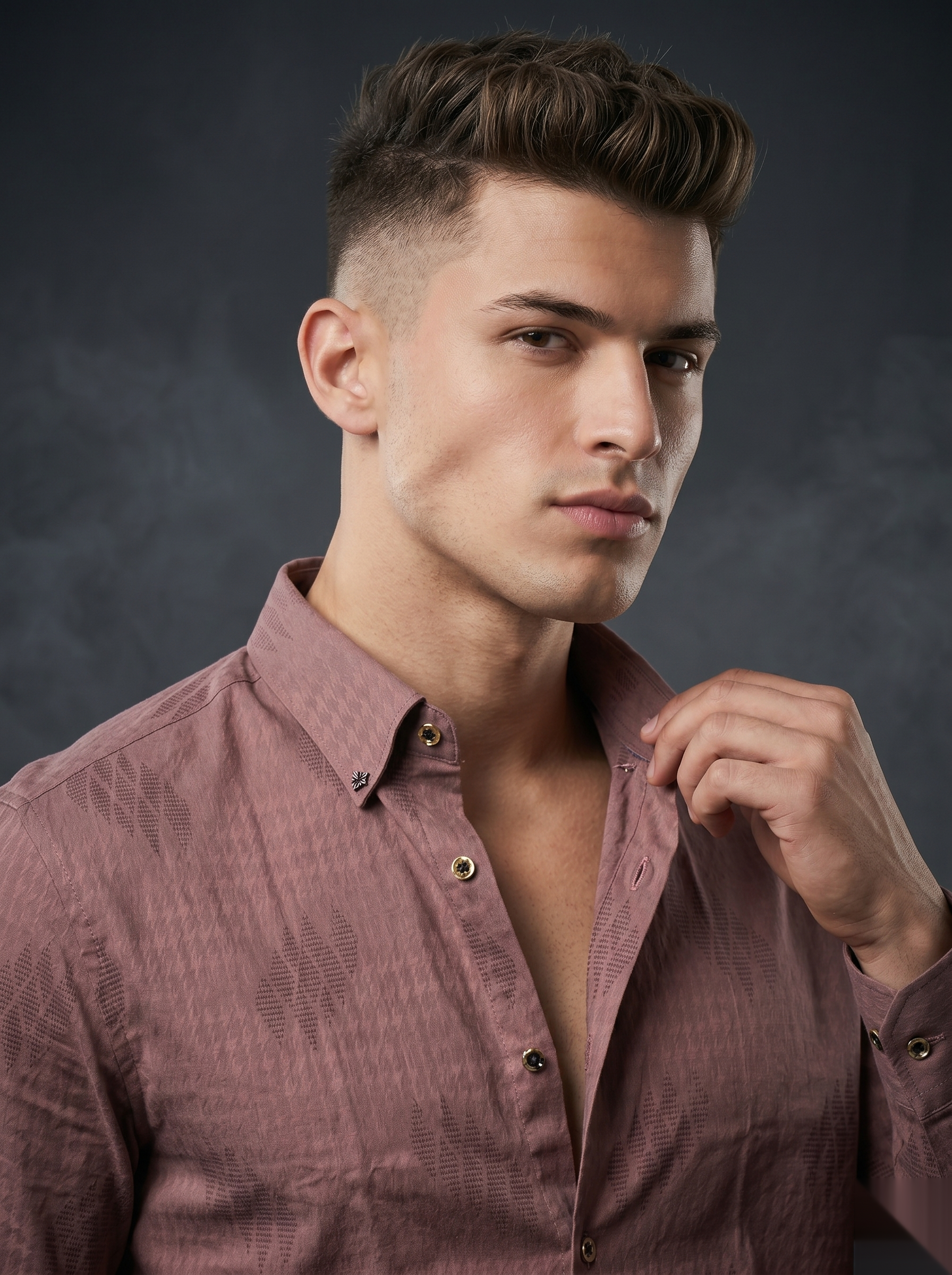 Snipes designer party-wear shirt featuring stylish fabric and tailored fit, displayed on a hanger with a vibrant background.