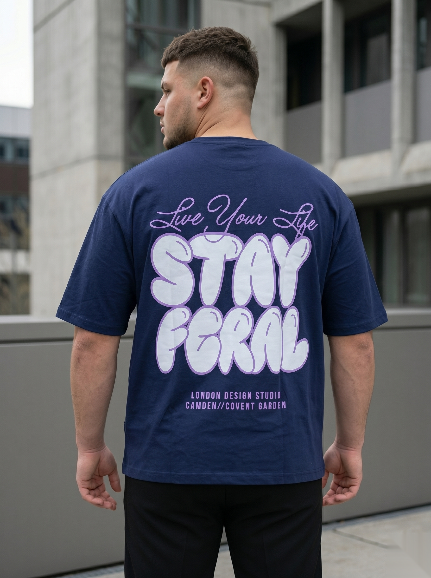 Snipes oversized backprint T-shirt featuring bold graphic design, relaxed fit, and casual streetwear style.
