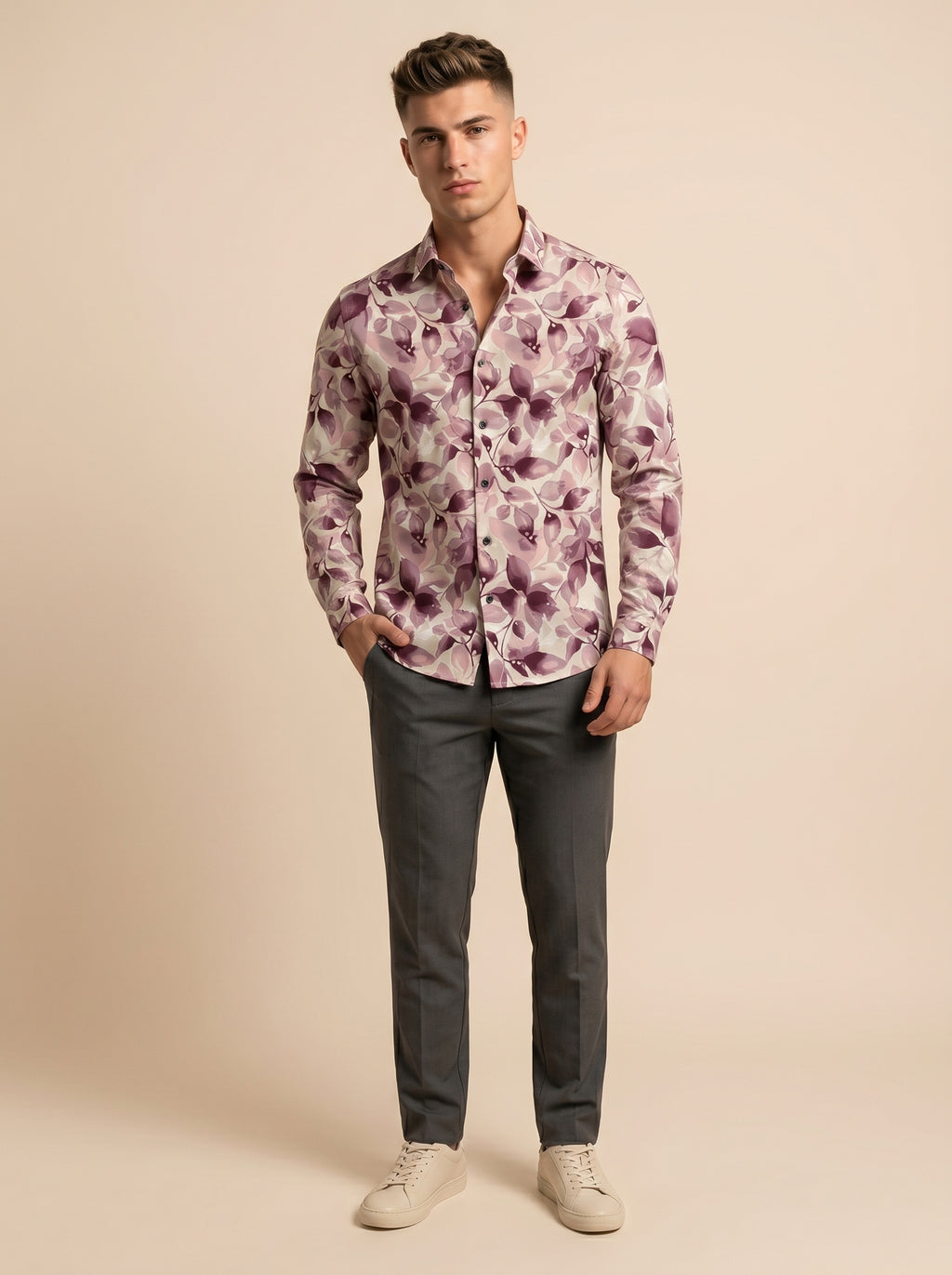 Snipes printed shirt featuring a colorful graphic design, shown on a model with short sleeves and a casual fit.