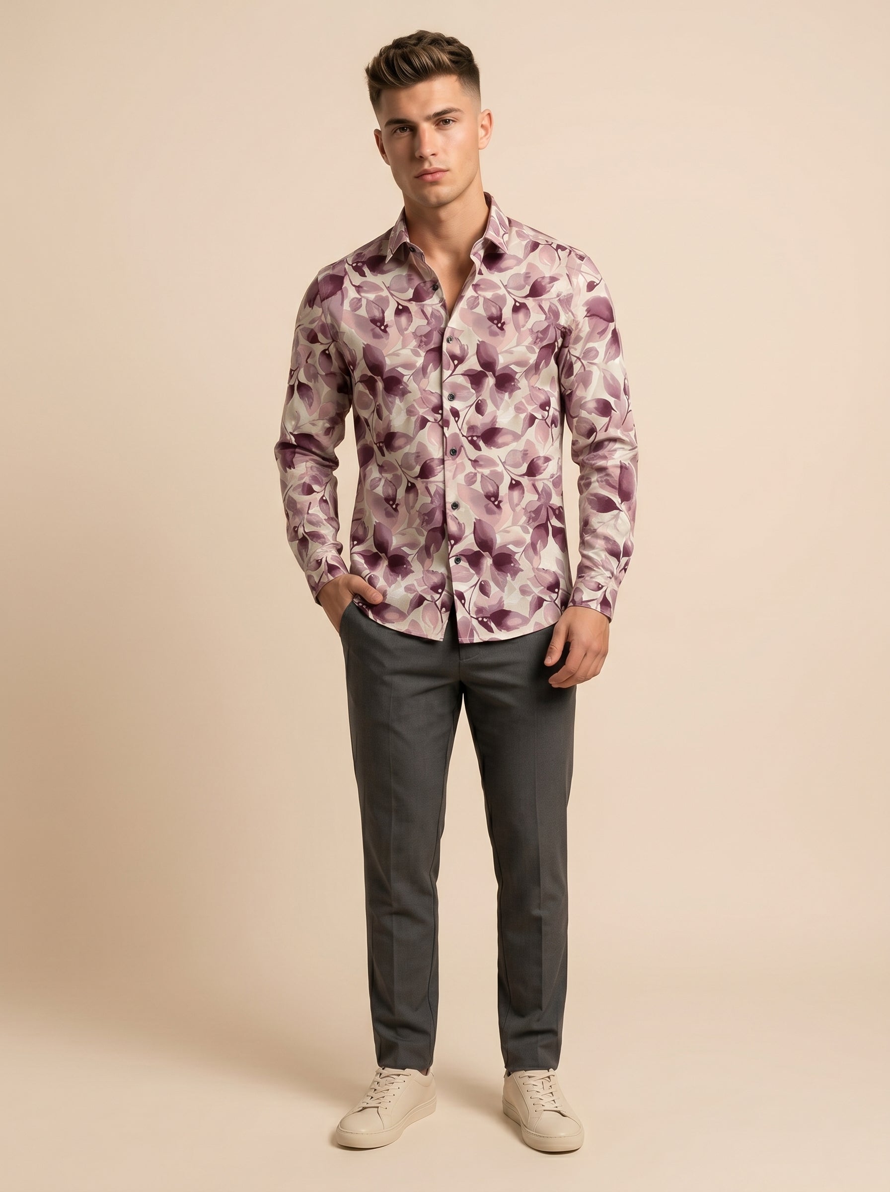 Snipes printed shirt featuring a colorful graphic design, shown on a model with short sleeves and a casual fit.
