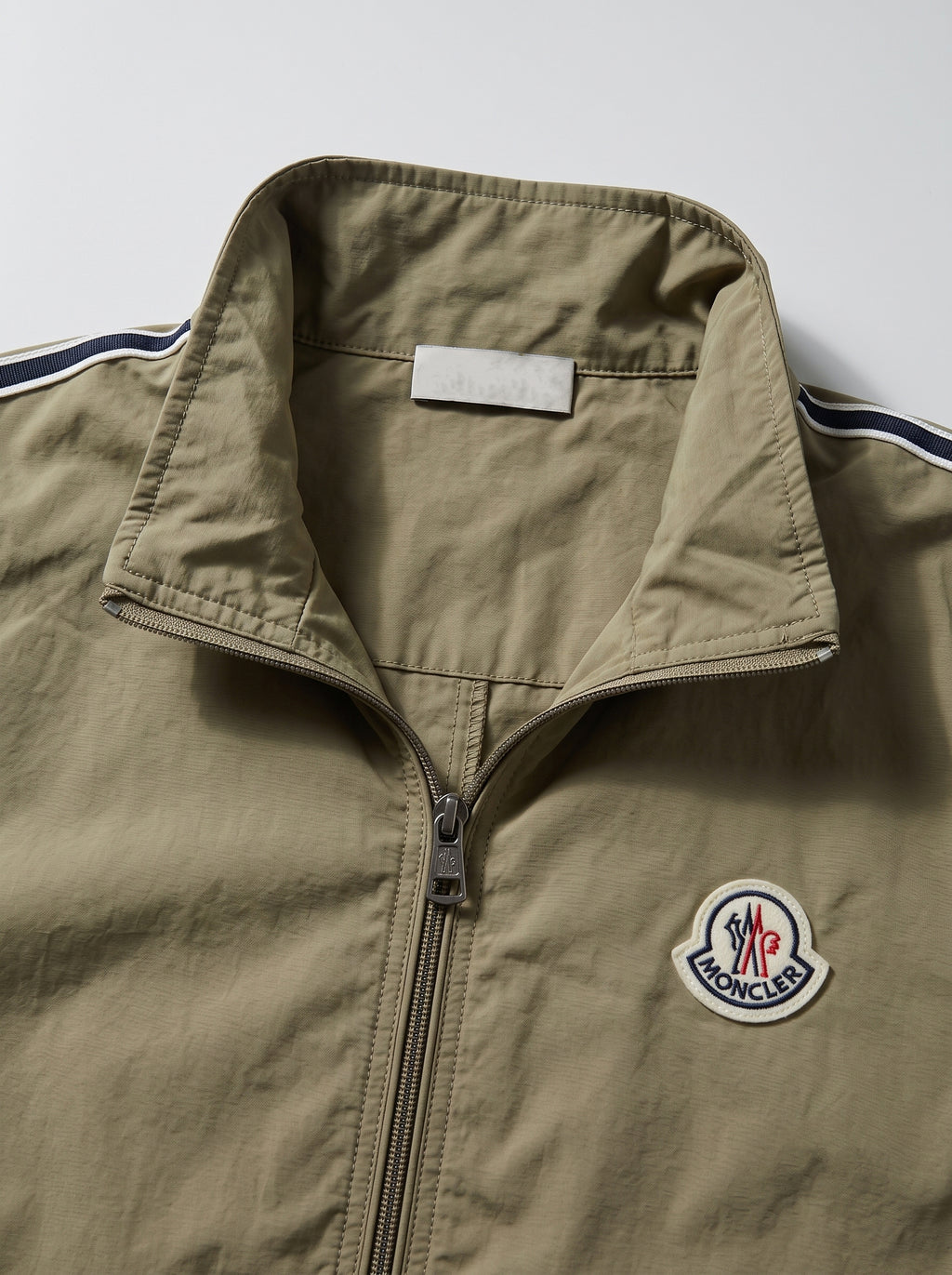 Men’s Striped Sleeve Zip-Up Jacket