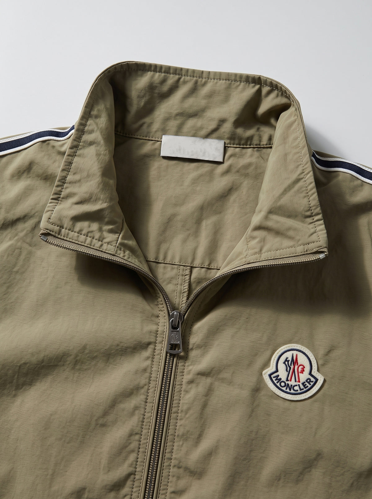 Men’s Striped Sleeve Zip-Up Jacket
