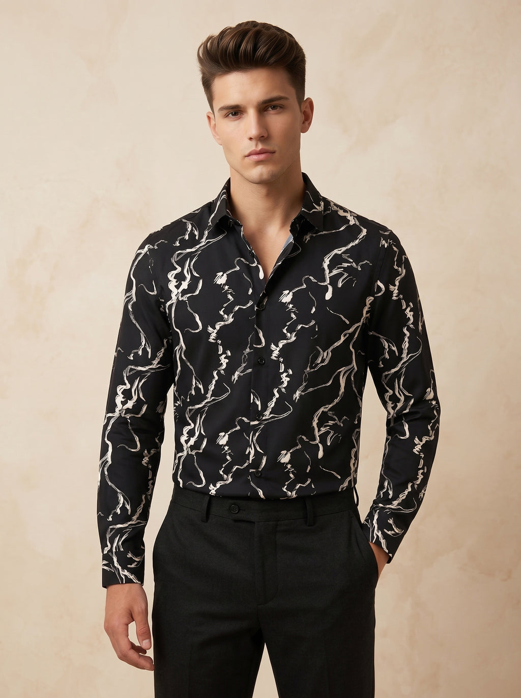 Snipes printed shirt featuring colorful graphic design, casual fit, and soft fabric, ideal for stylish everyday wear.