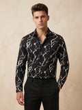 Snipes printed shirt featuring colorful graphic design, casual fit, and soft fabric, ideal for stylish everyday wear.