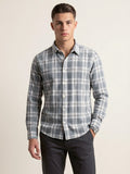 Snipes premium checked shirt featuring a classic pattern and button-up design, perfect for casual or smart-casual wear.