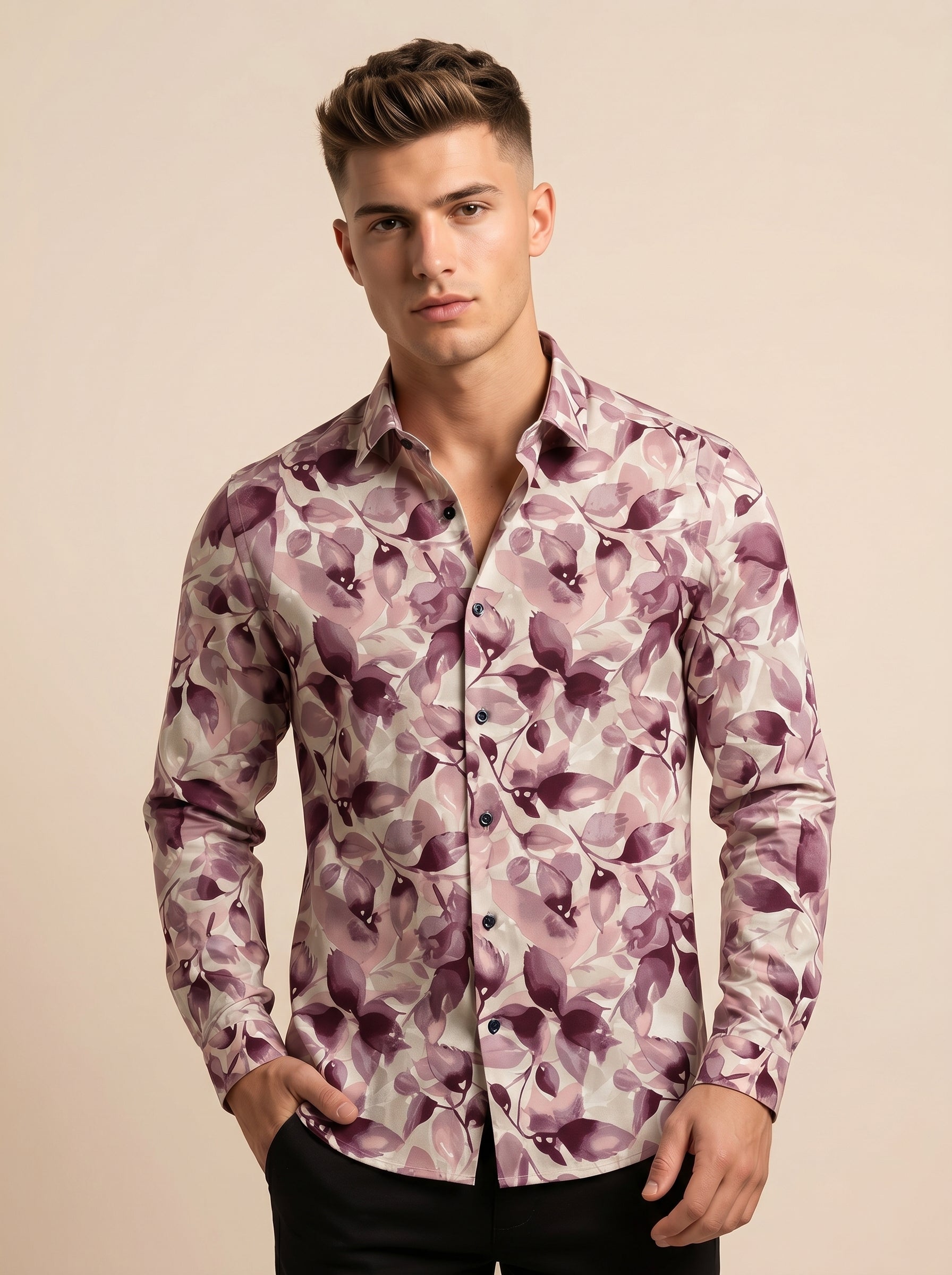 Snipes printed shirt featuring bold graphic design, long sleeves, and casual fit displayed on a hanger.