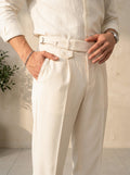 Gurkha formal pant from Snipes in classic dark color, showing tailored fit and smooth fabric for professional attire.