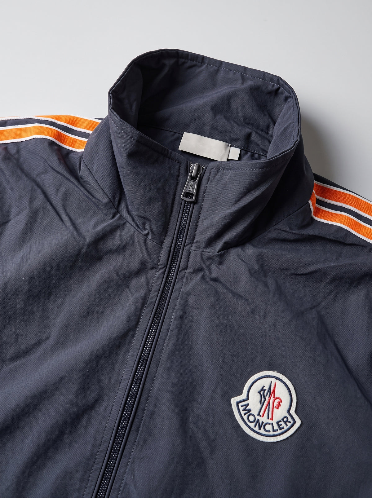 Men’s Striped Sleeve Zip-Up Jacket