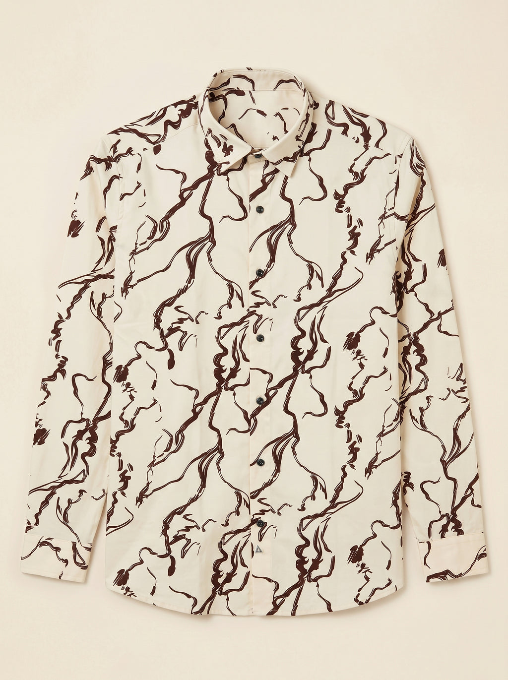 Printed Snipes shirt featuring a vibrant design, shown on a mannequin with long sleeves and a casual fit.