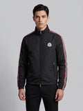 Men’s Striped Sleeve Zip-Up Jacket