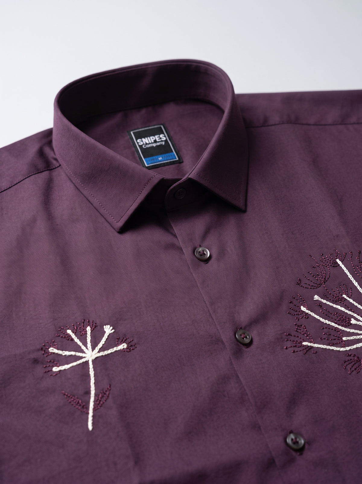 Men’s Floral Embroidered Shirt