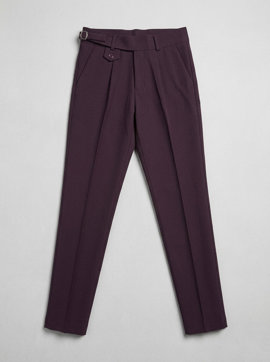 Snipes Gurkha formal pant in dark fabric, tailored fit with belt loops and front pockets, suitable for professional or dress occasions.