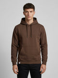 Snipes men's pullover hoodie with kangaroo pocket, featuring a soft fabric and casual fit, shown in a neutral color.