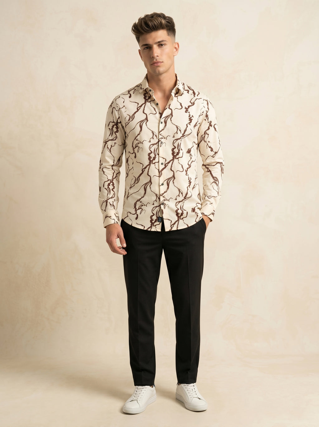 Snipes printed shirt with vibrant graphic design, casual fit, and cotton fabric, suitable for everyday wear.