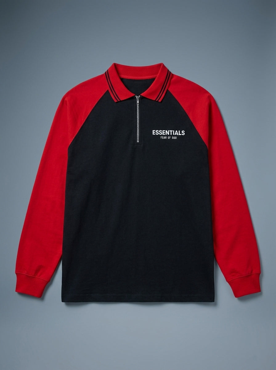 Snipes Essentials T-shirt F/S in black, featuring a classic crew neck and minimal branding, laid flat on a white background.