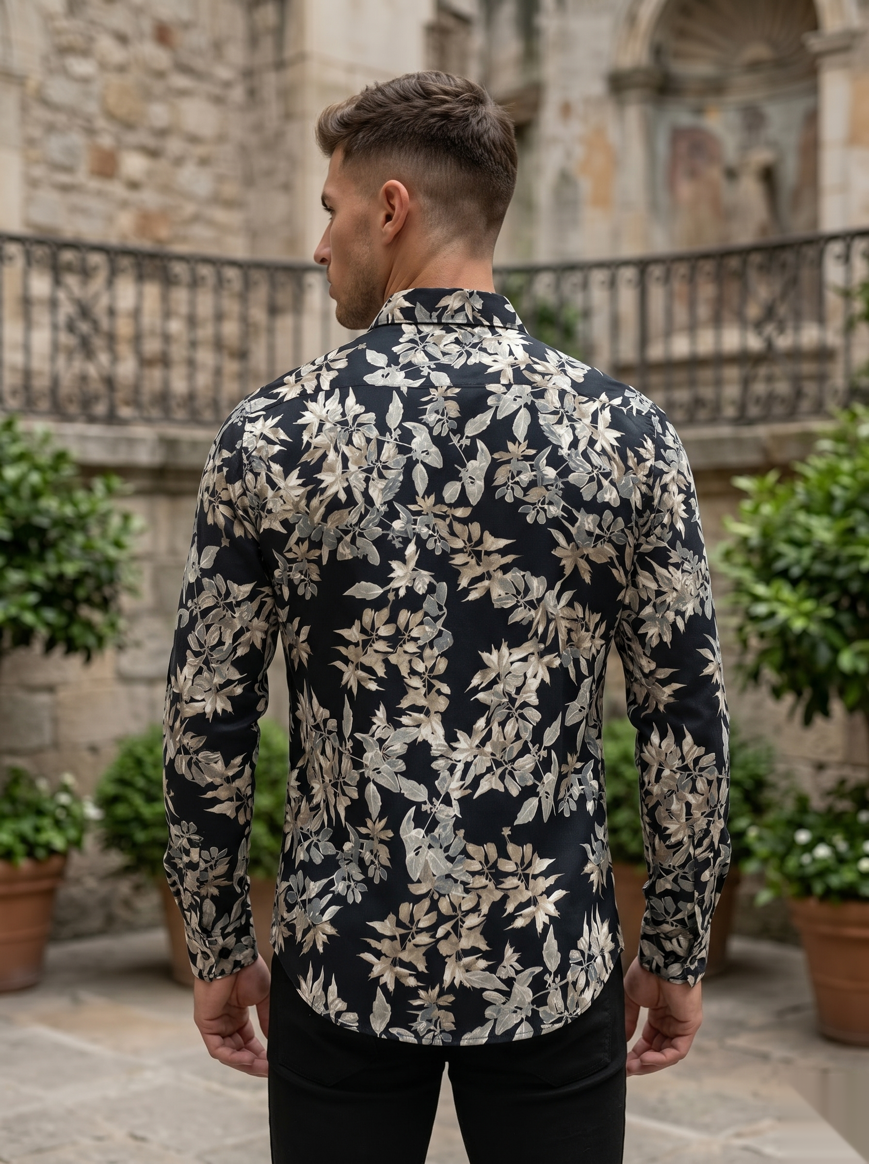 Viscose Printed Shirt - B&B