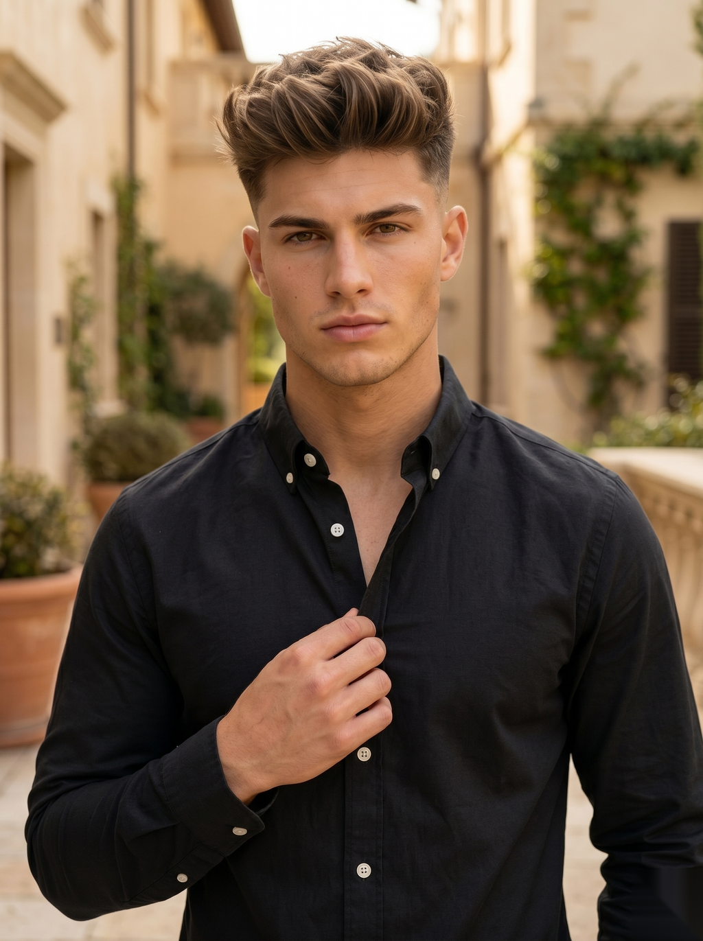 Linen-Blend Shirts