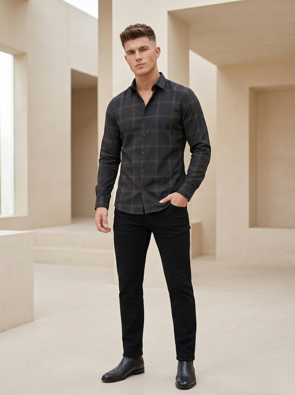 Urban Checked Full Sleeve Shirt