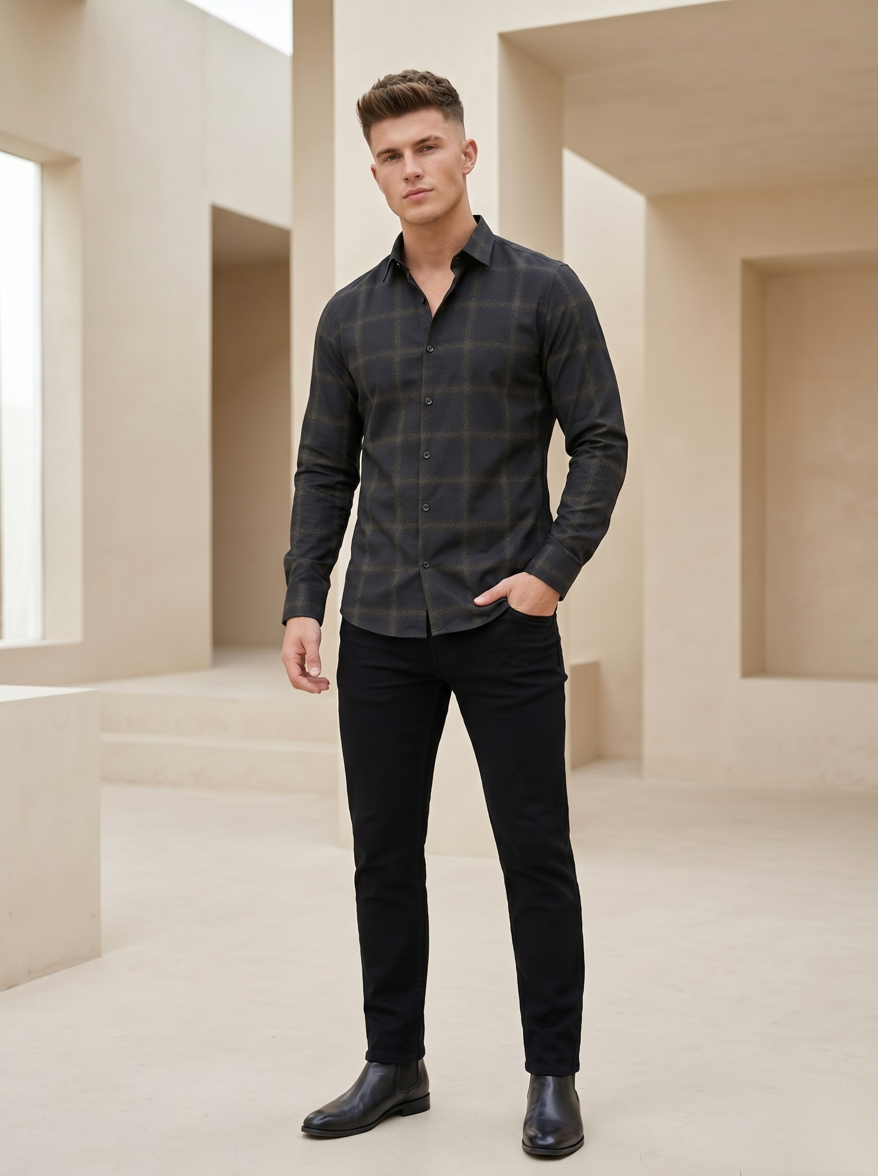 Urban Checked Full Sleeve Shirt