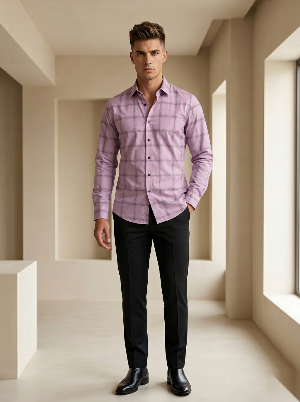 Urban Checked Full Sleeve Shirt