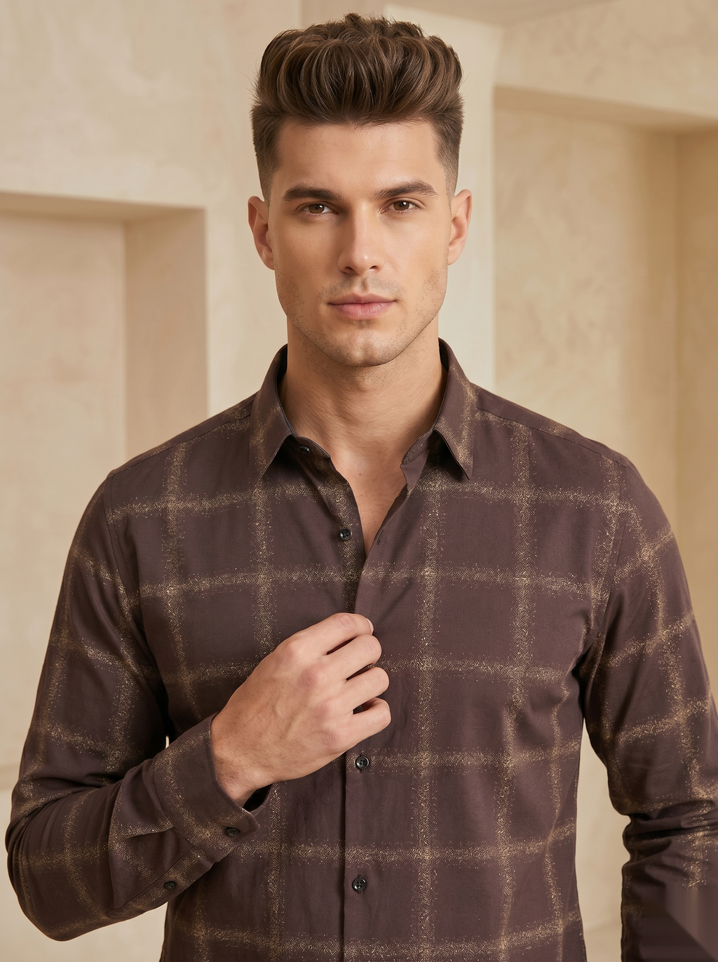 Urban Checked Full Sleeve Shirt
