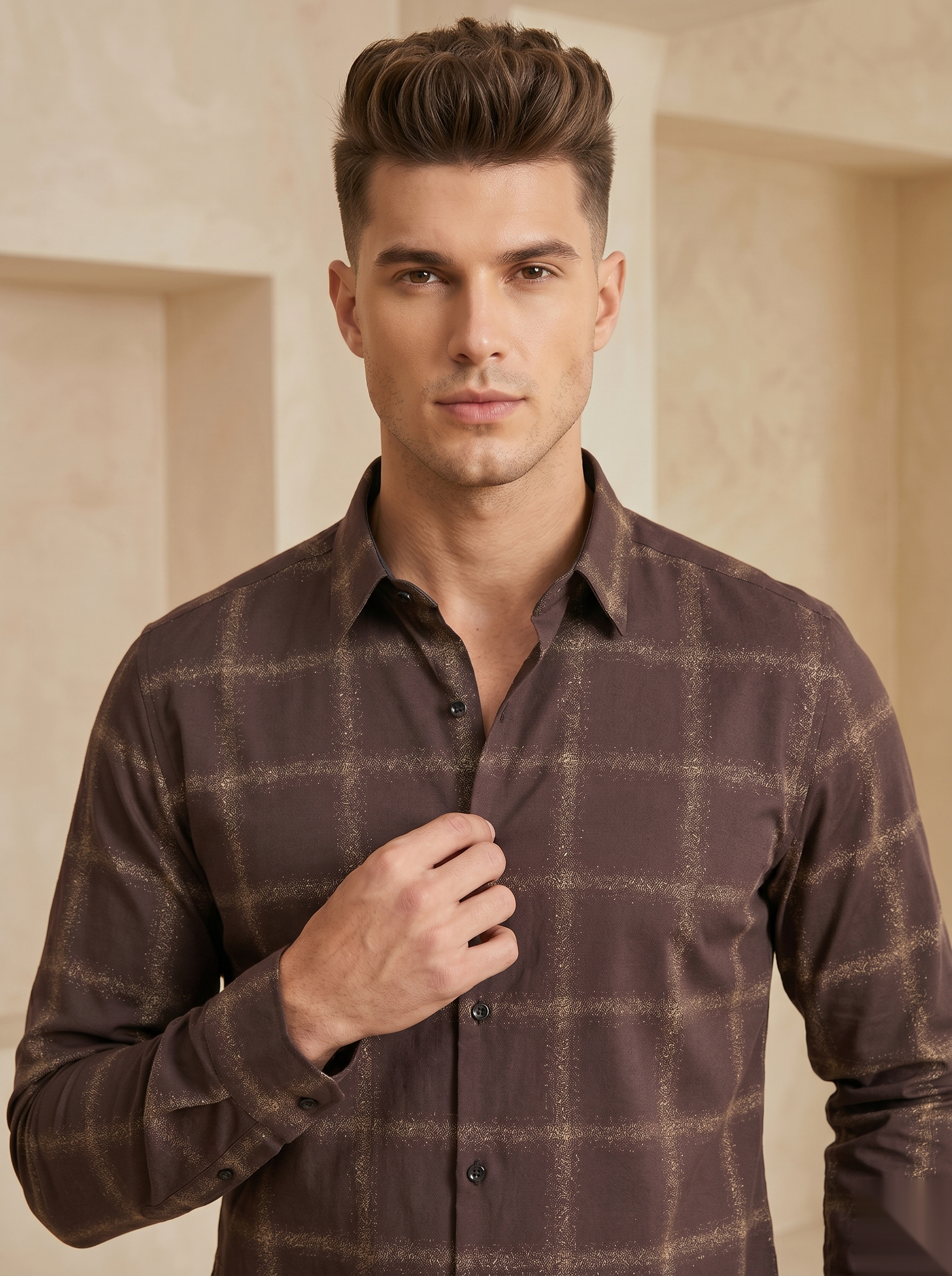 Urban Checked Full Sleeve Shirt