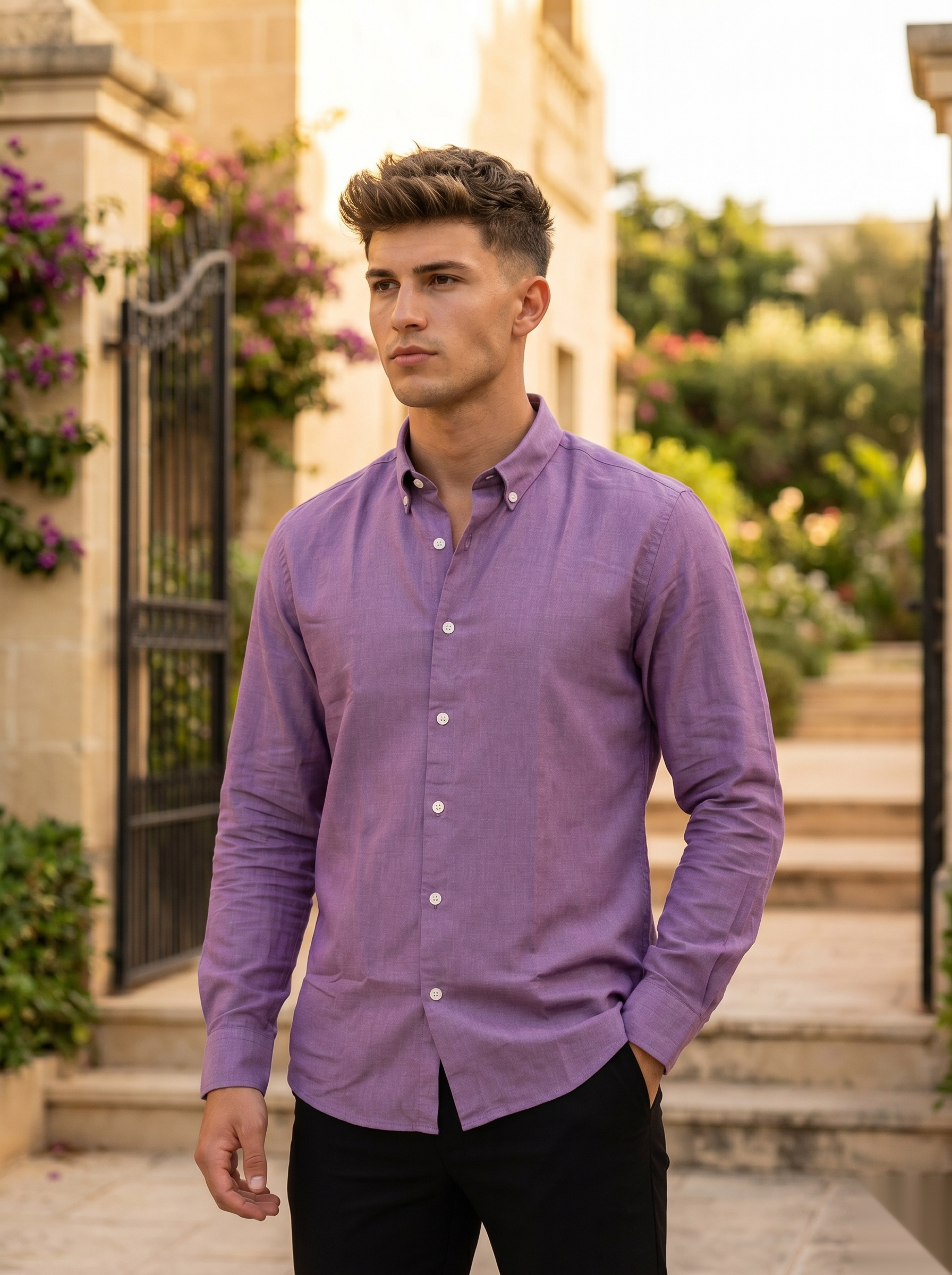 Linen-Blend Shirts