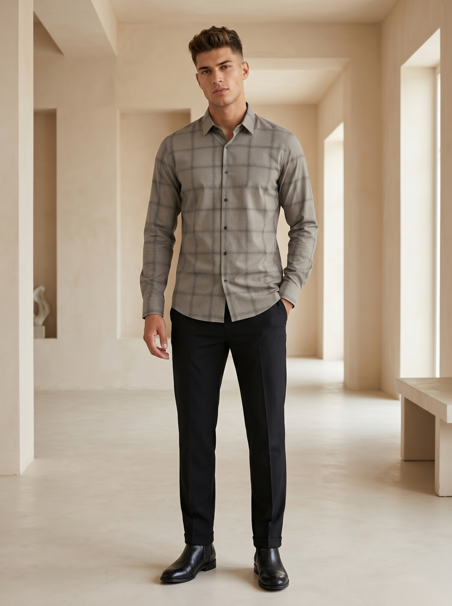 Urban Checked Full Sleeve Shirt
