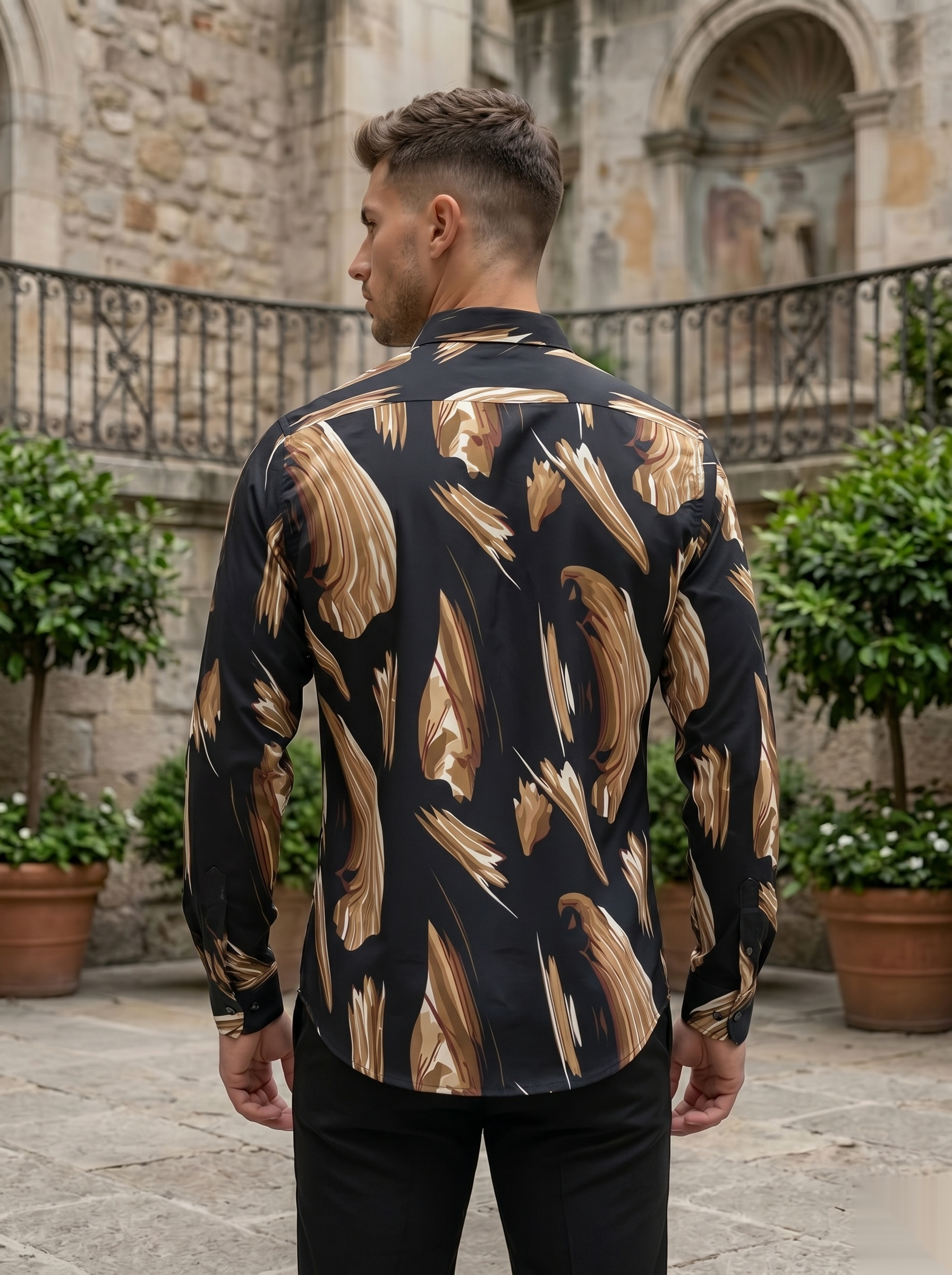 Viscose Printed Shirt - B&S