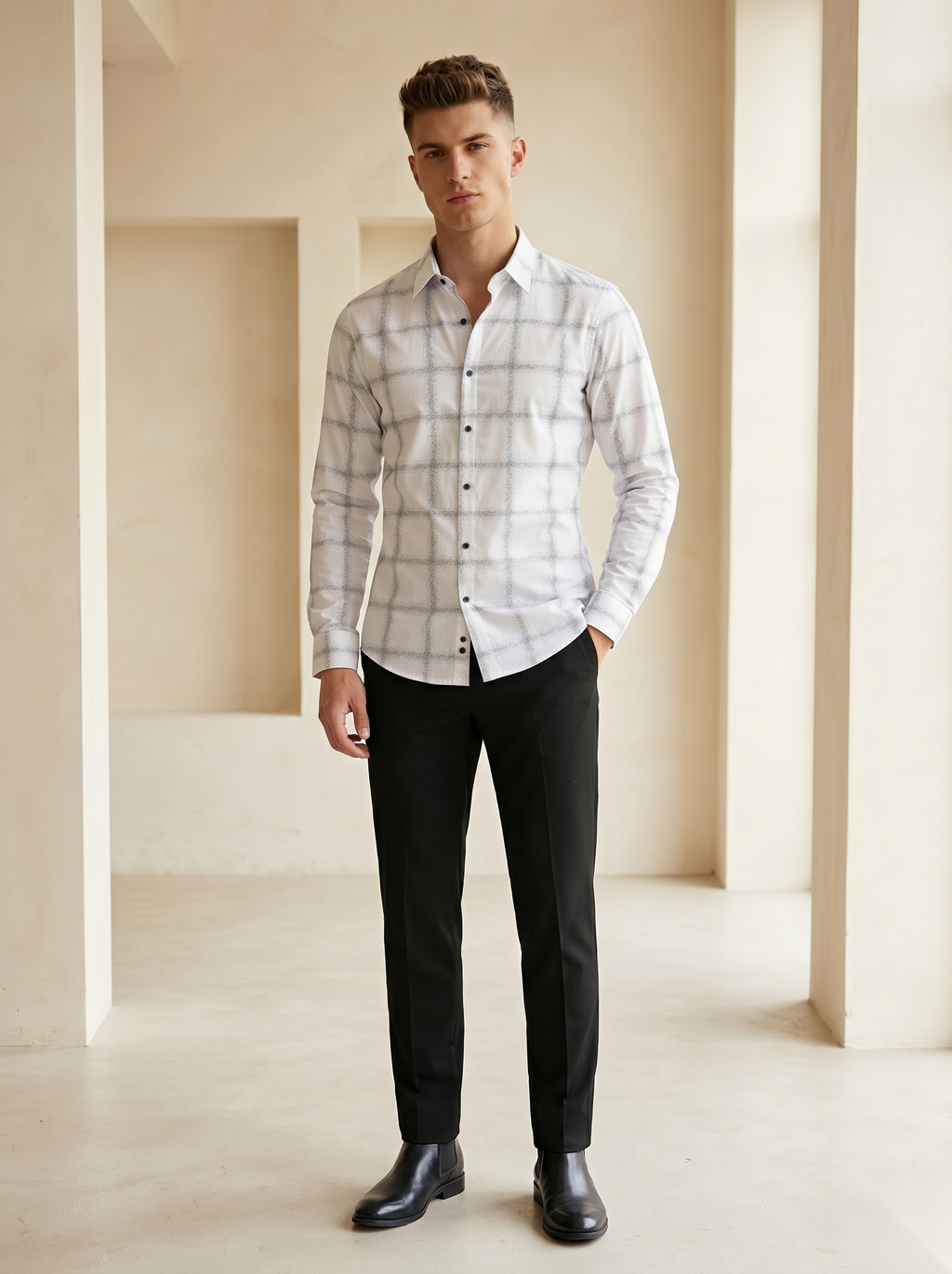 Urban Checked Full Sleeve Shirt