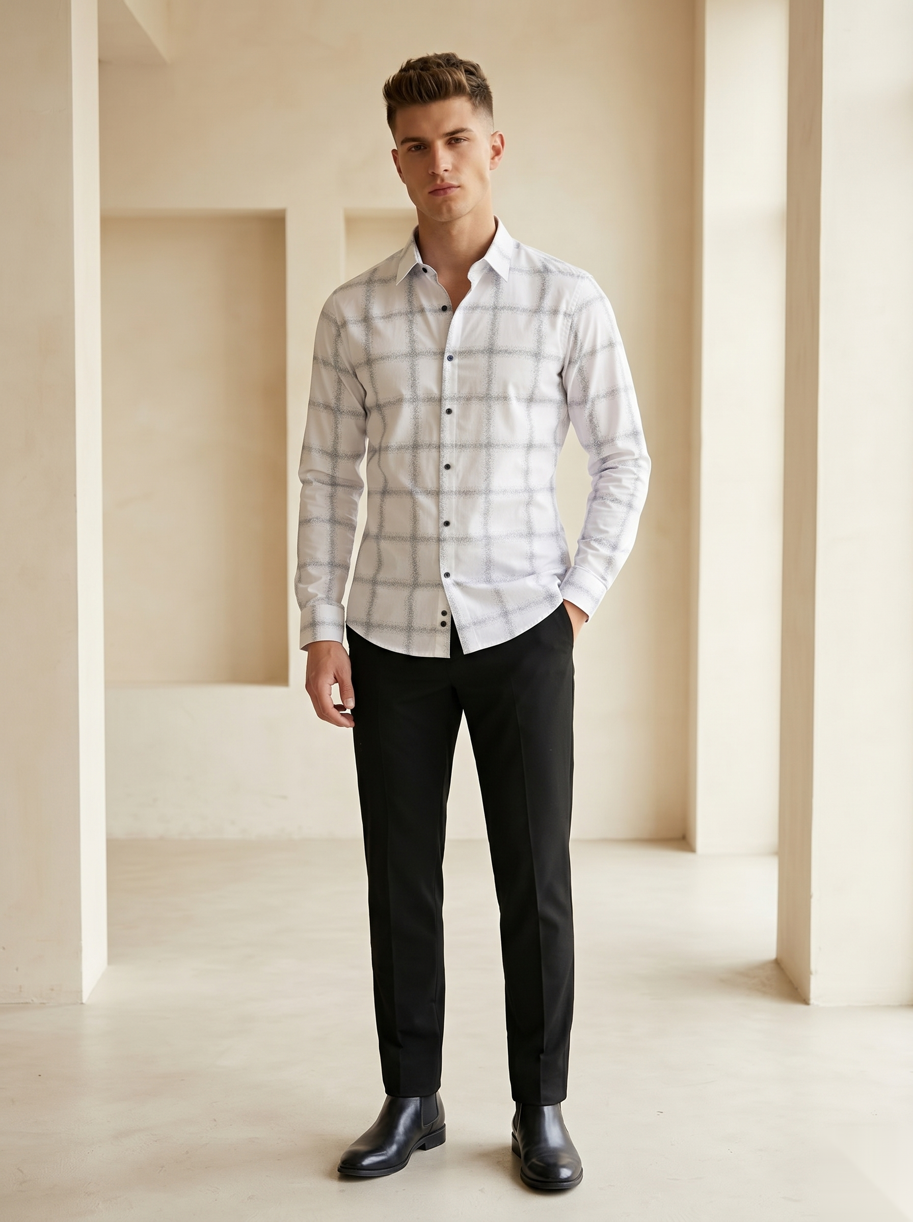 Urban Checked Full Sleeve Shirt