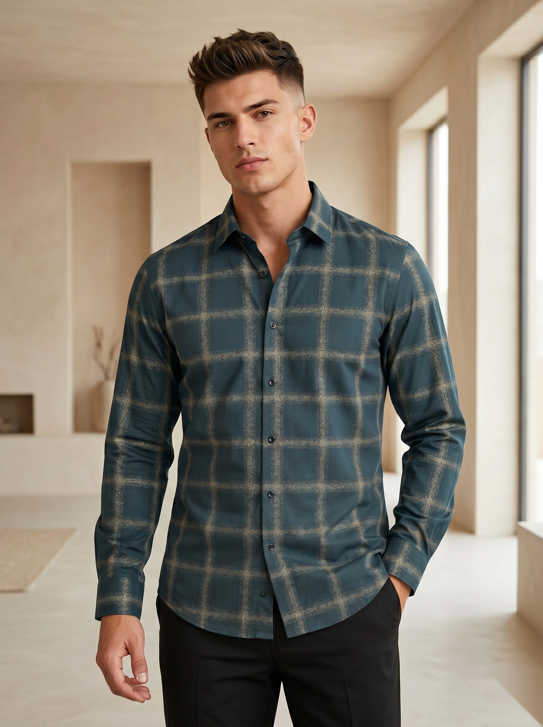 Urban Checked Full Sleeve Shirt
