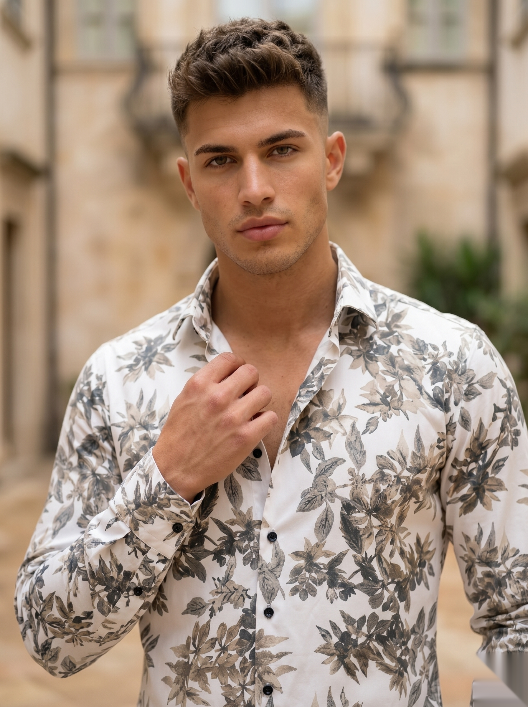 Viscose Printed Shirt - W&G