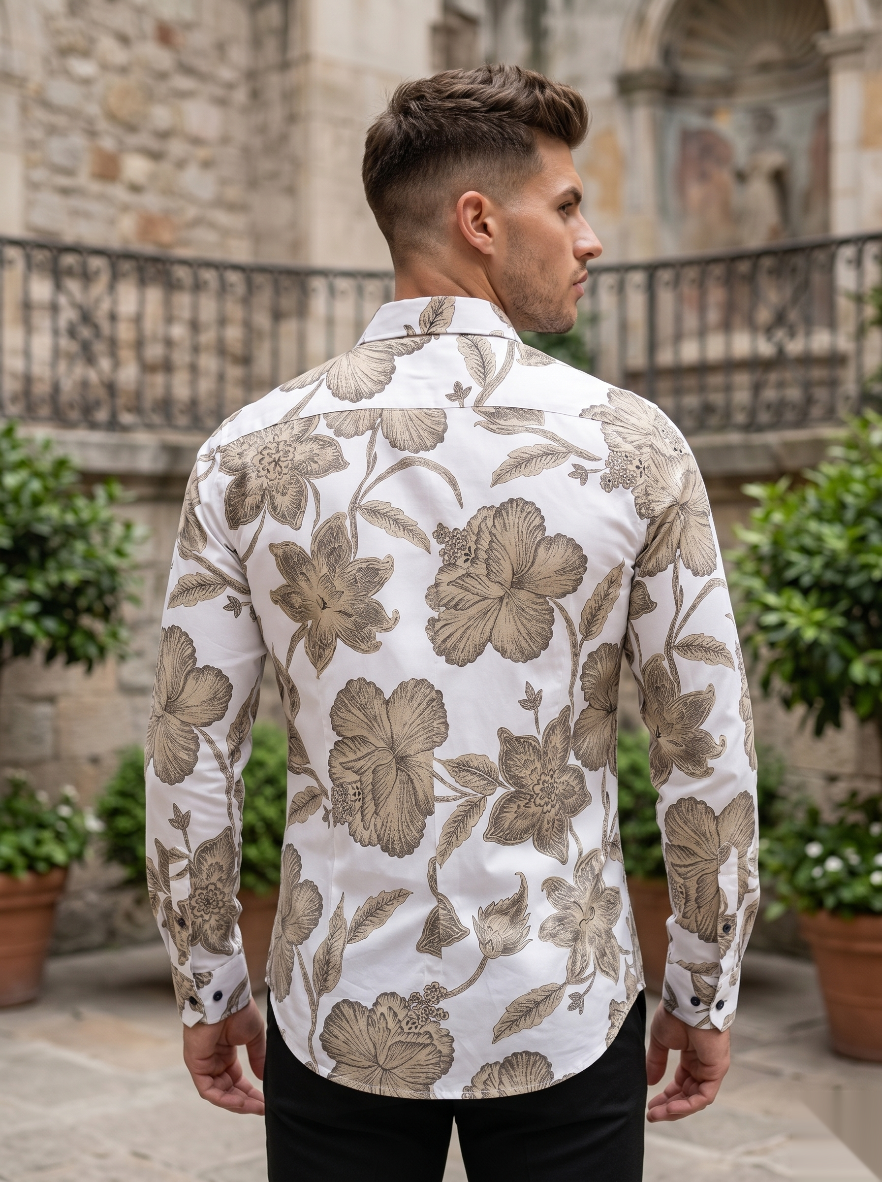 Viscose Printed Shirt - W&B