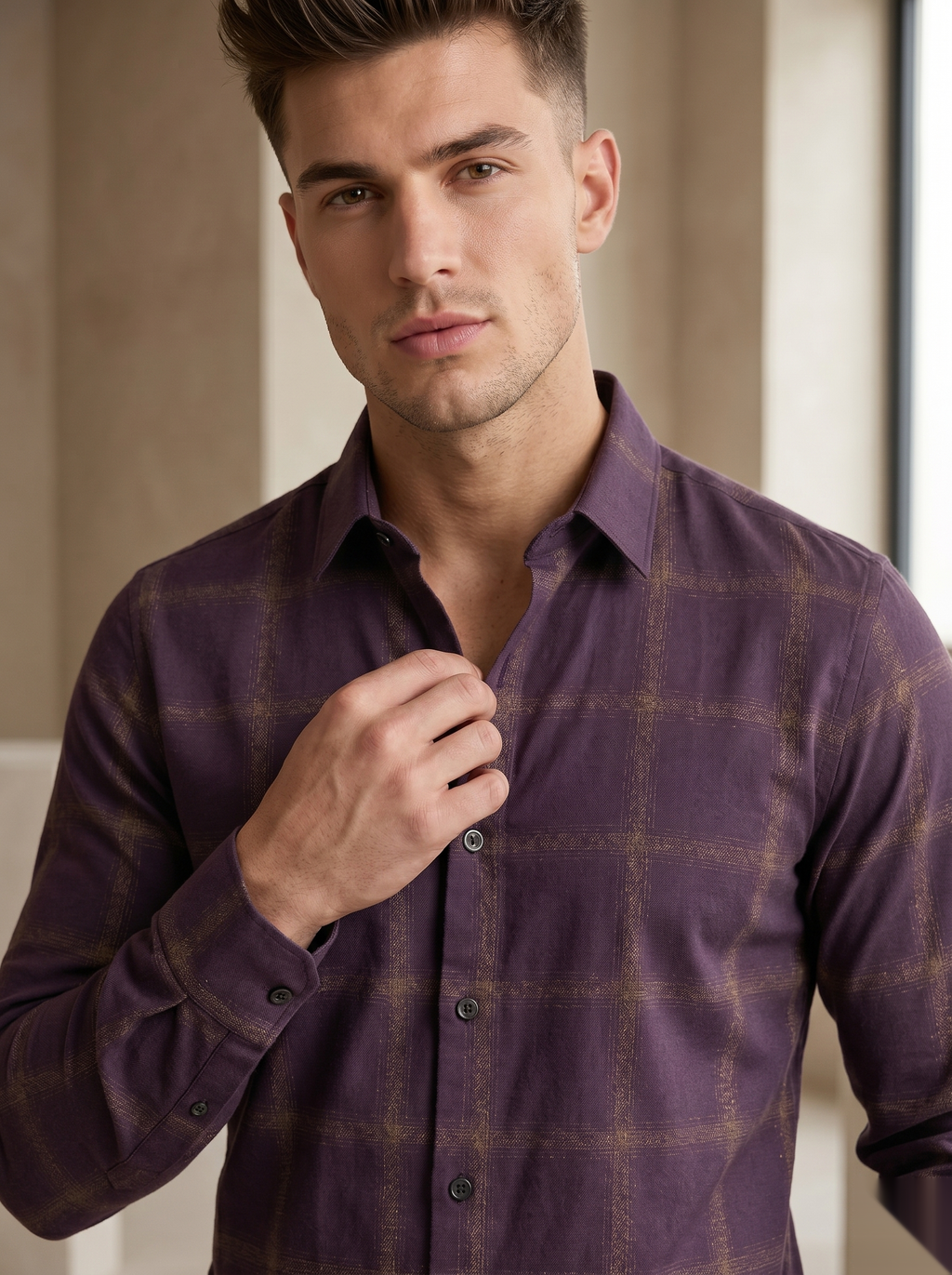 Urban Checked Full Sleeve Shirt